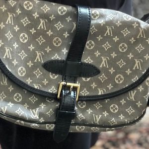 Louis Vuitton Saumur PM Idylle Blue Denim Fabric